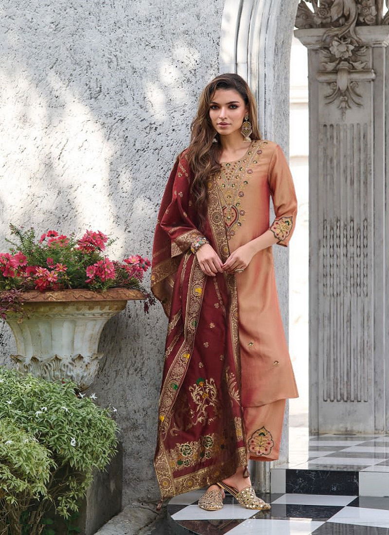 Lady Leela Maisha Heavy Readymade Suits Catalog
